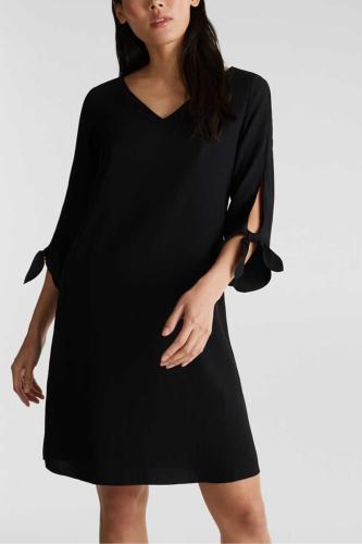 Esprit γυναικείο mini φόρεμα με μανίκι 3/4 - 990EO1E303 Μαύρο 36